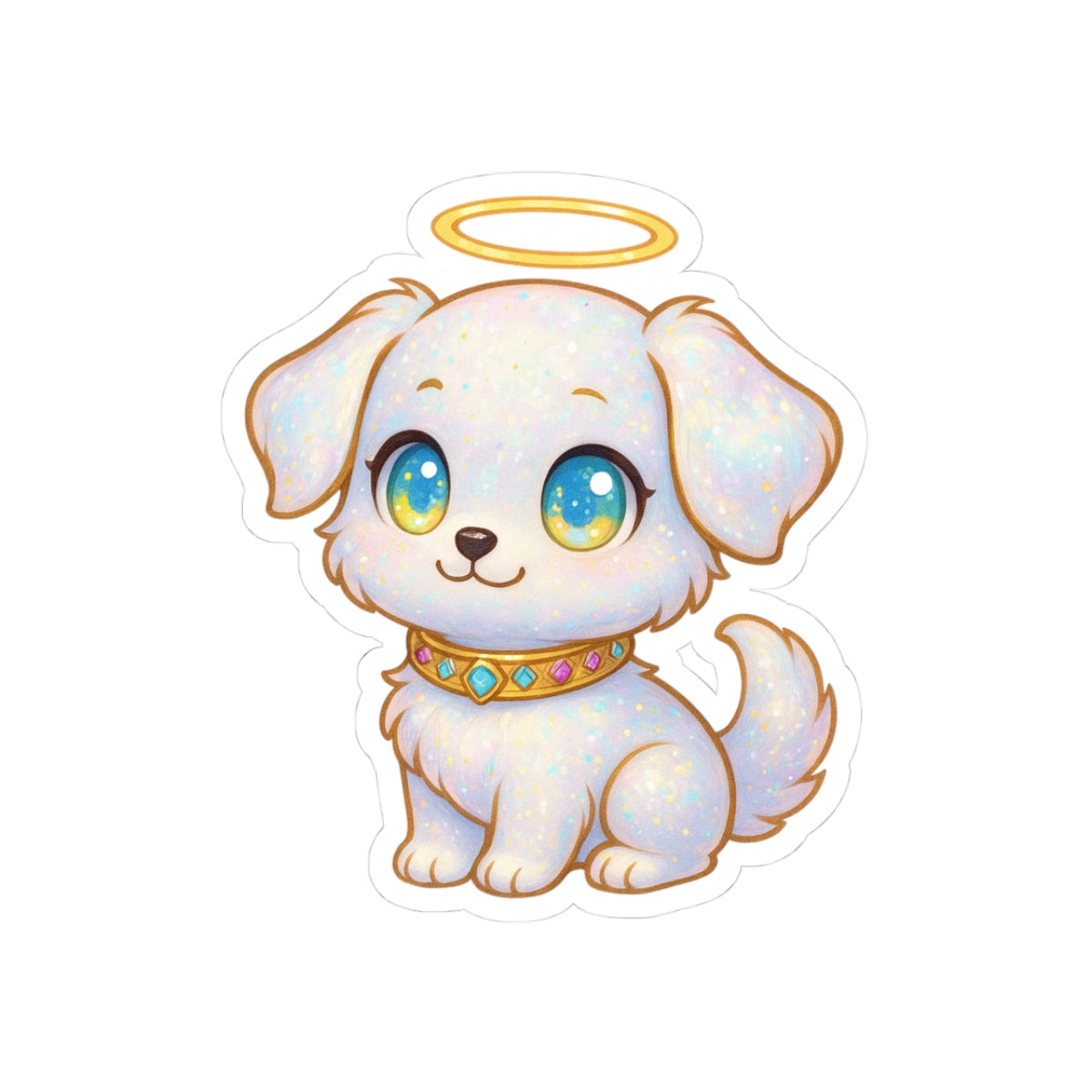 Angel Puppy Sticker 2