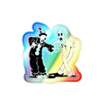 Holographic Ghost Clown Die-Cut Sticker