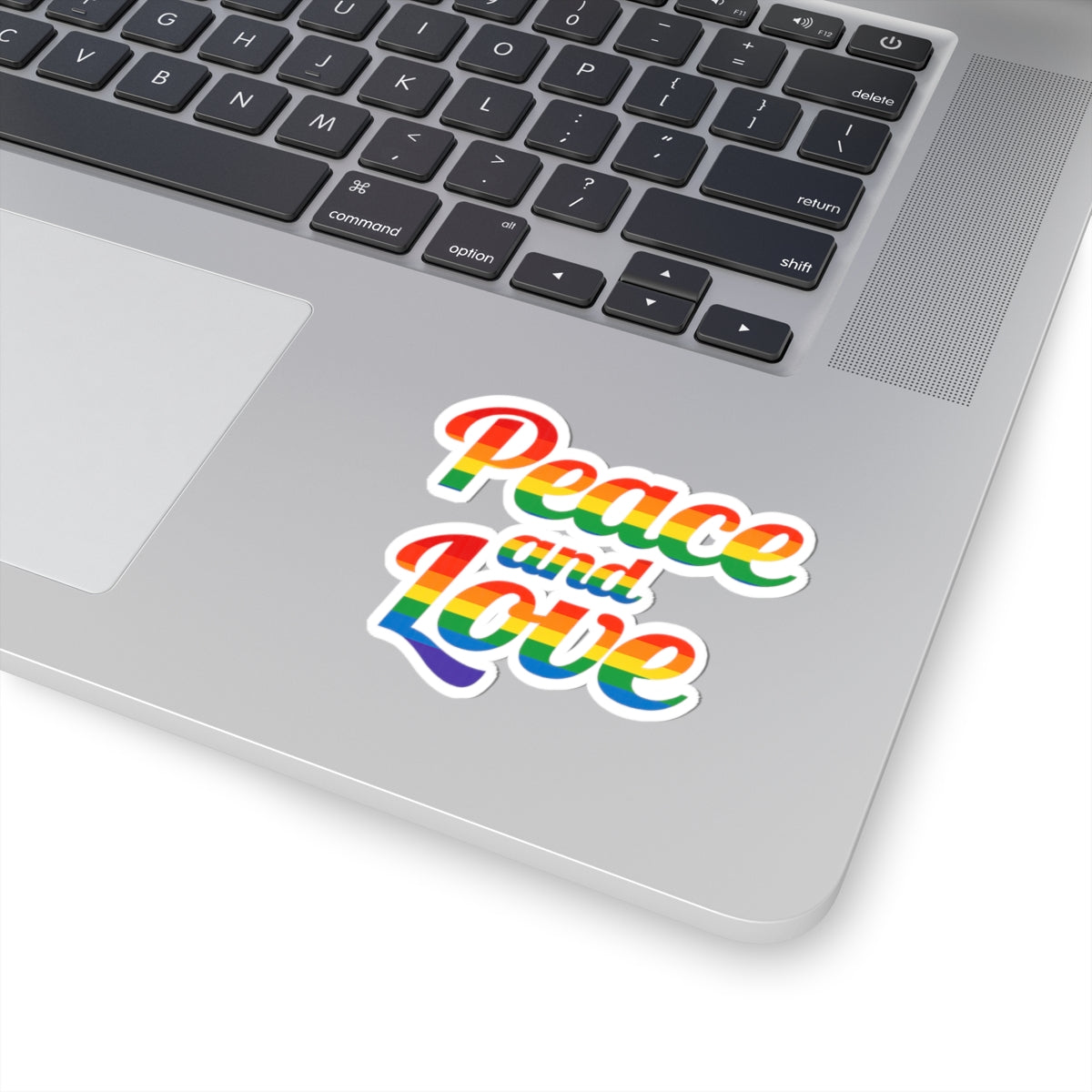 Peace and Love Sticker