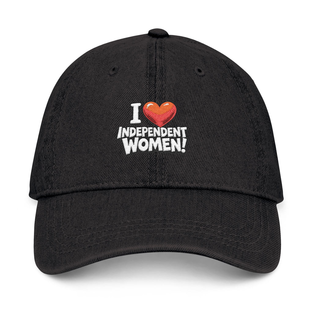 "I ❤️ Independent Women" Embroidered Denim