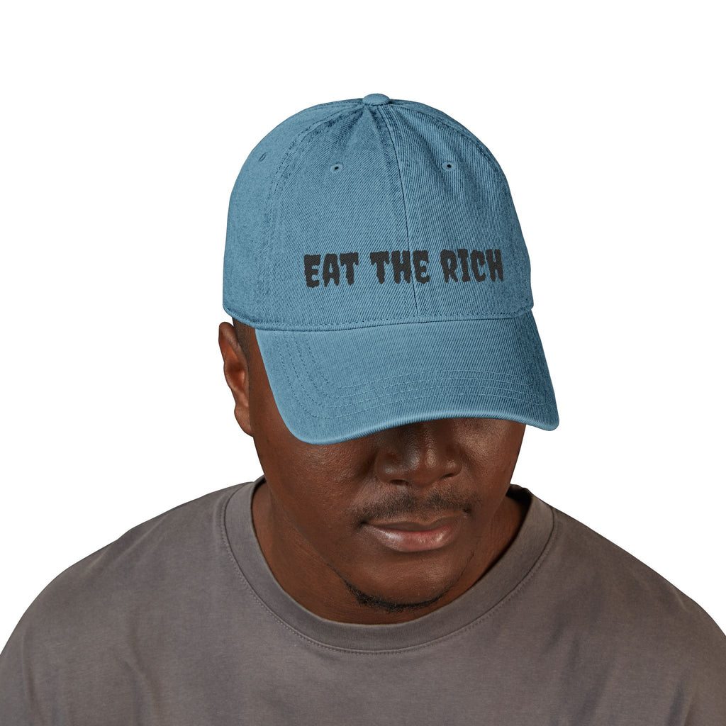 "Eat the Rich" Embroidered