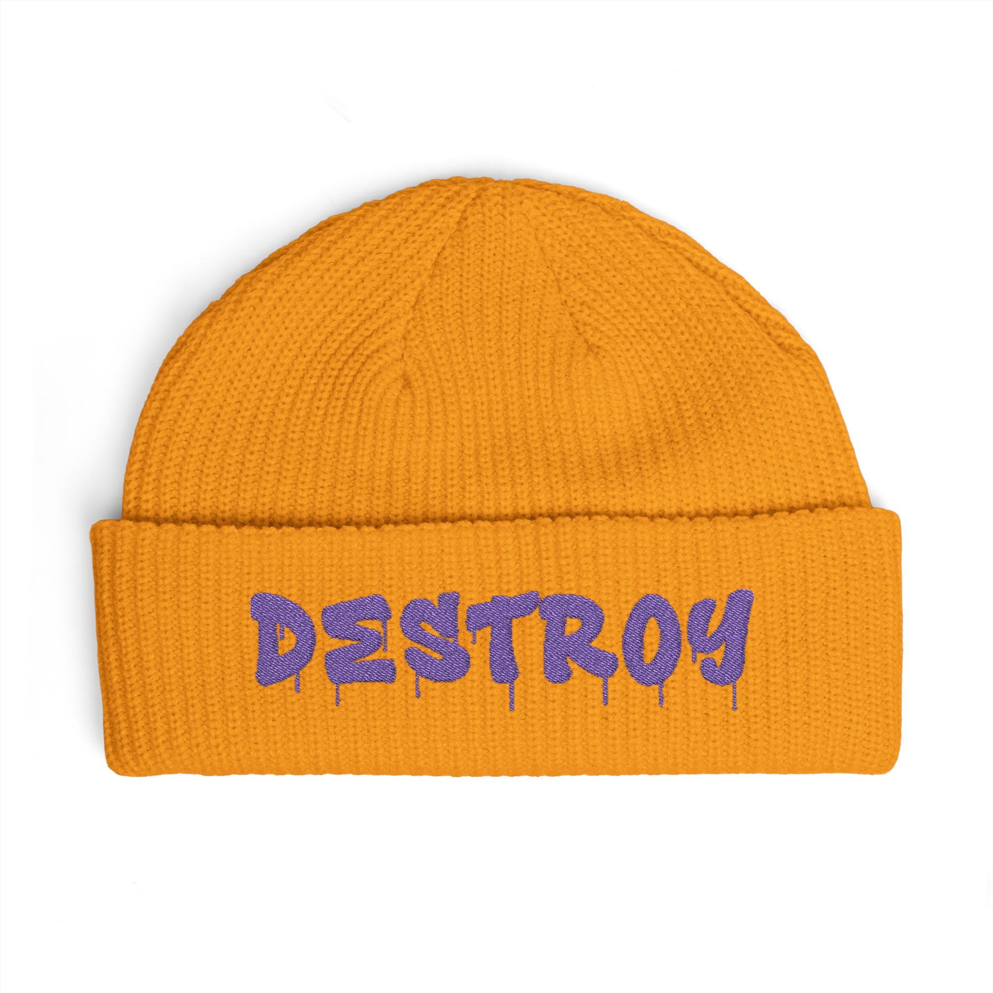 "Destroy" Embroidered (Purple)