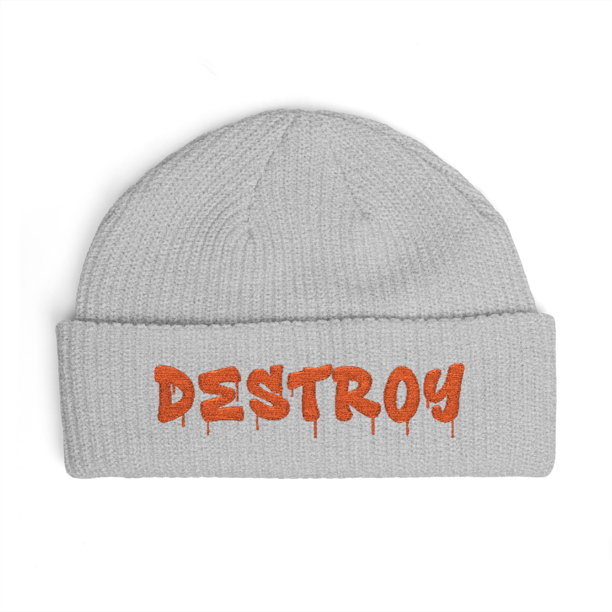 "Destroy" Embroidered (Orange)