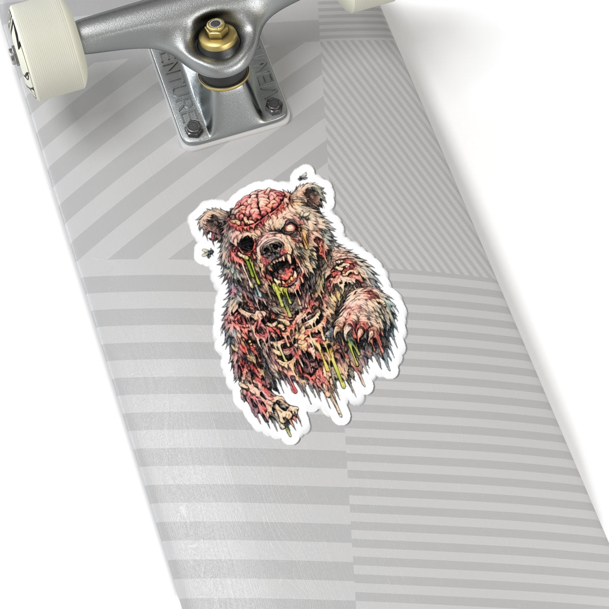 Zombie Bear Sticker 2