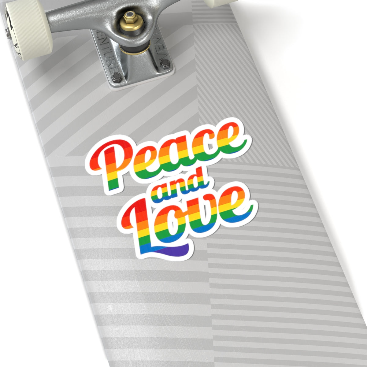 Peace and Love Sticker