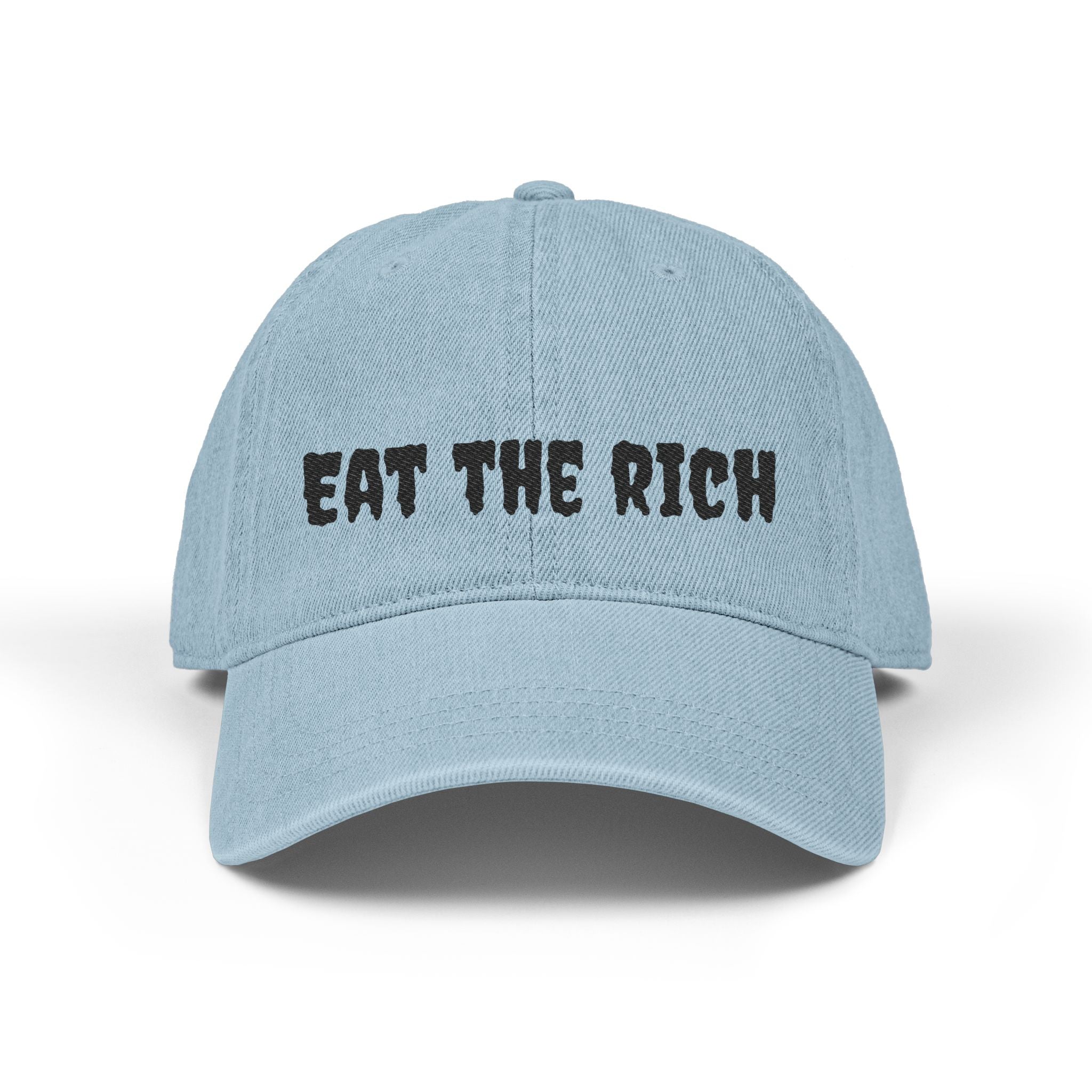 "Eat the Rich" Embroidered