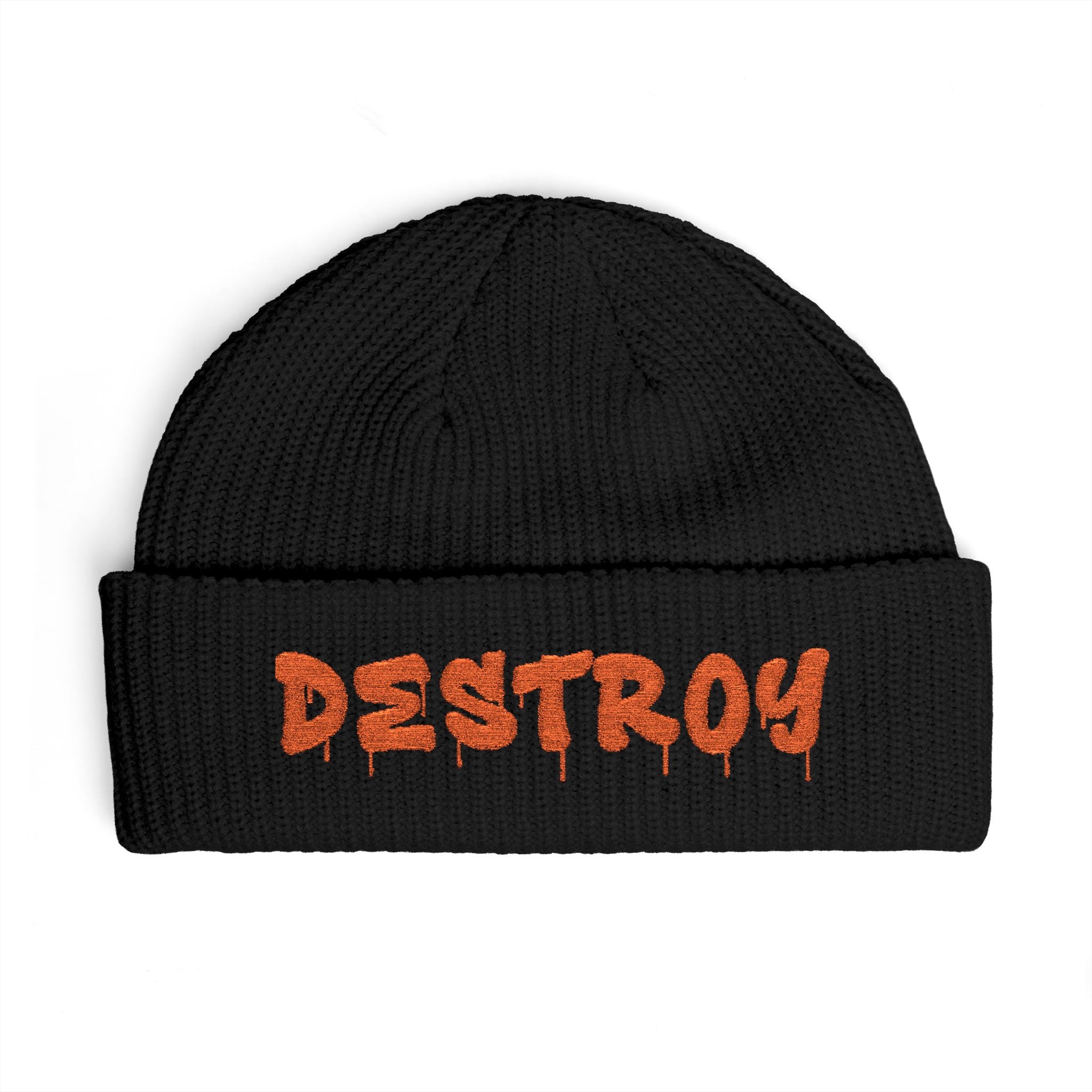 "Destroy" Embroidered (Orange)