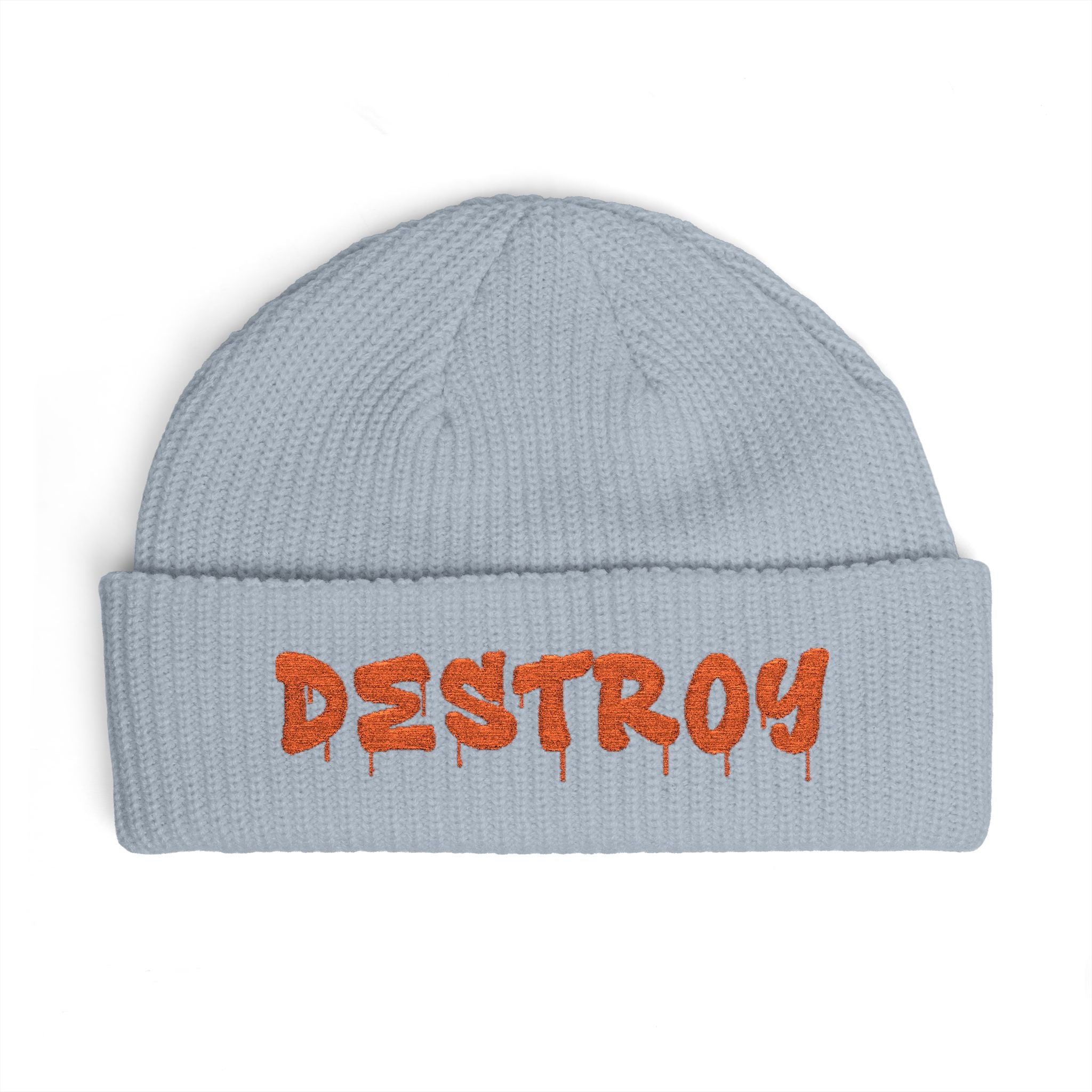 "Destroy" Embroidered (Orange)