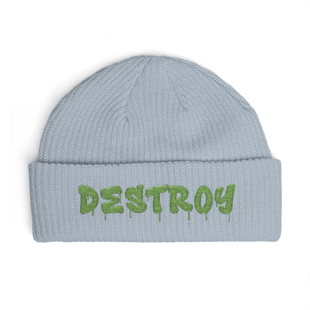 "Destroy" Embroidered (Green)