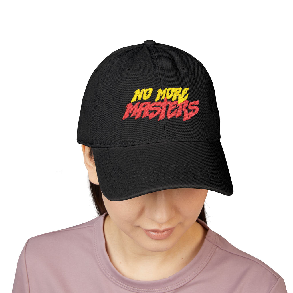 "No More Masters" Embroidered