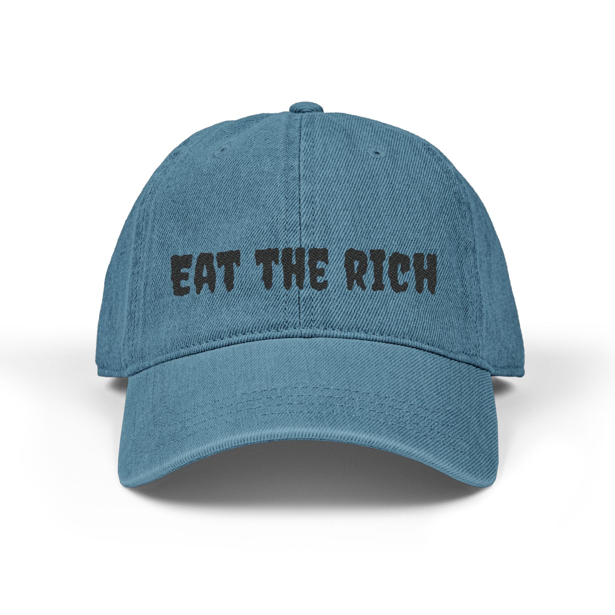 "Eat the Rich" Embroidered