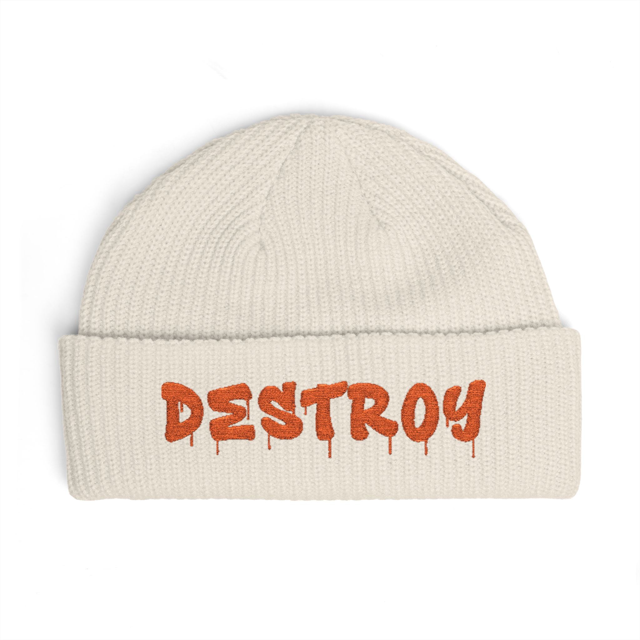 "Destroy" Embroidered (Orange)