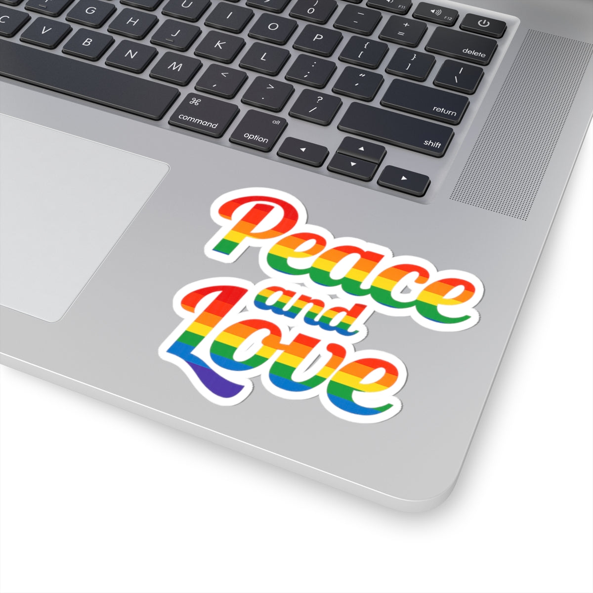Peace and Love Sticker