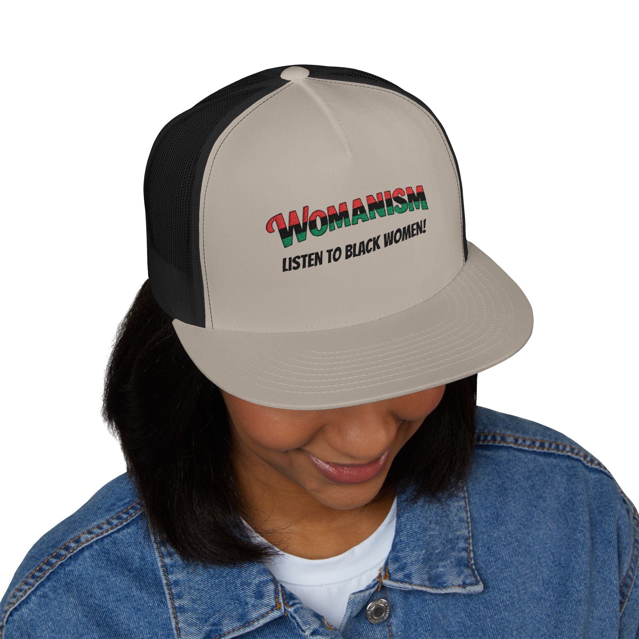 Embroidered "Womanism"