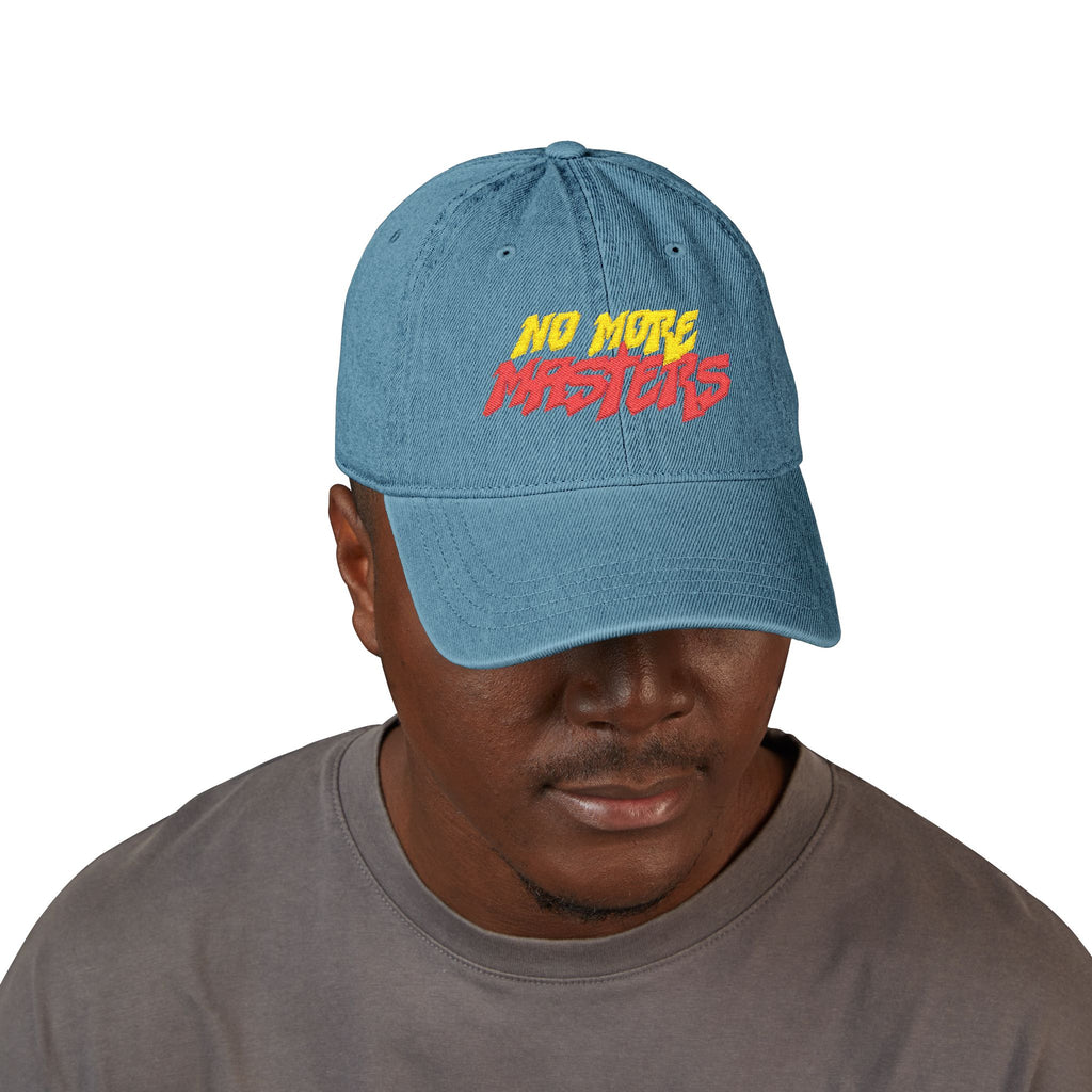 "No More Masters" Embroidered