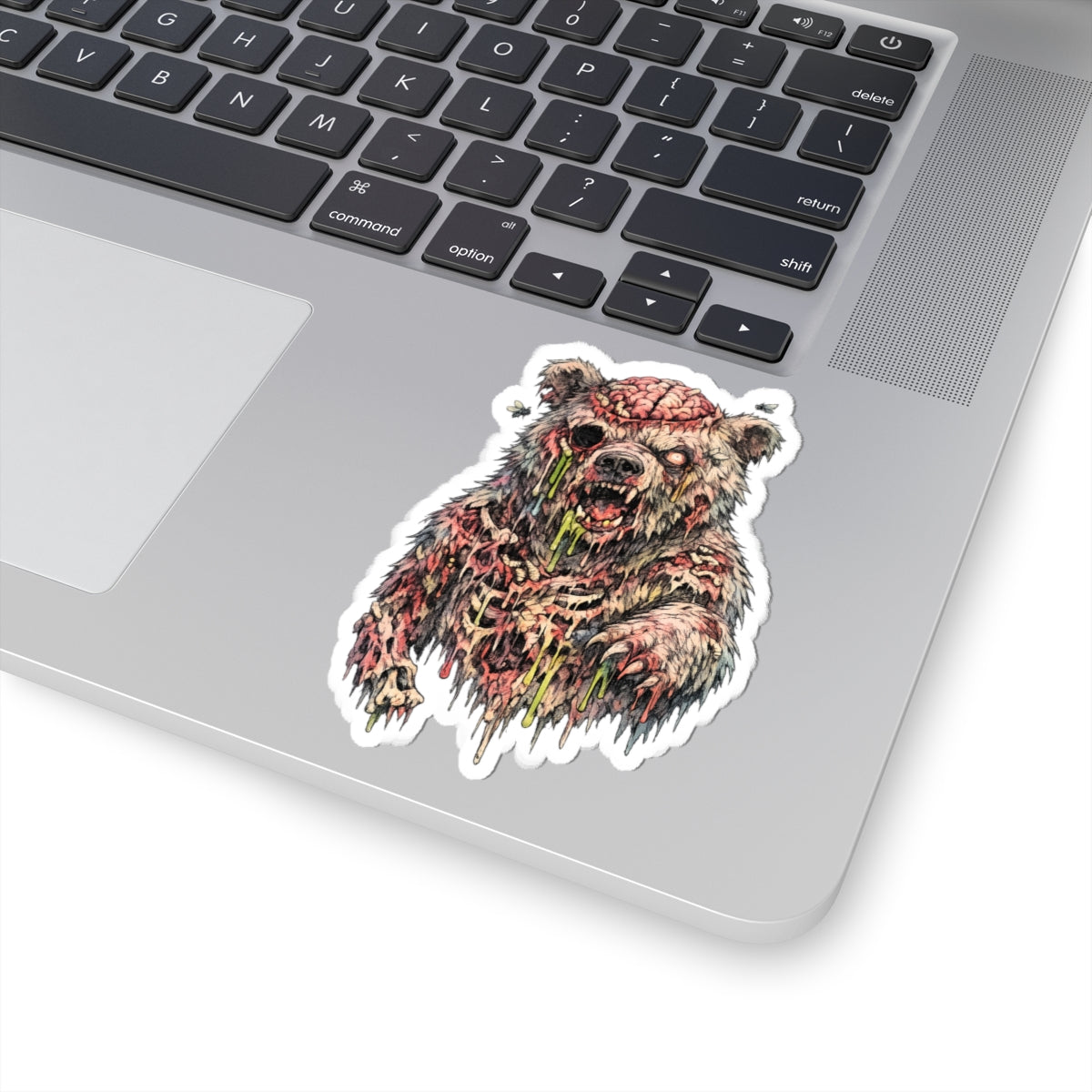 Zombie Bear Sticker 2