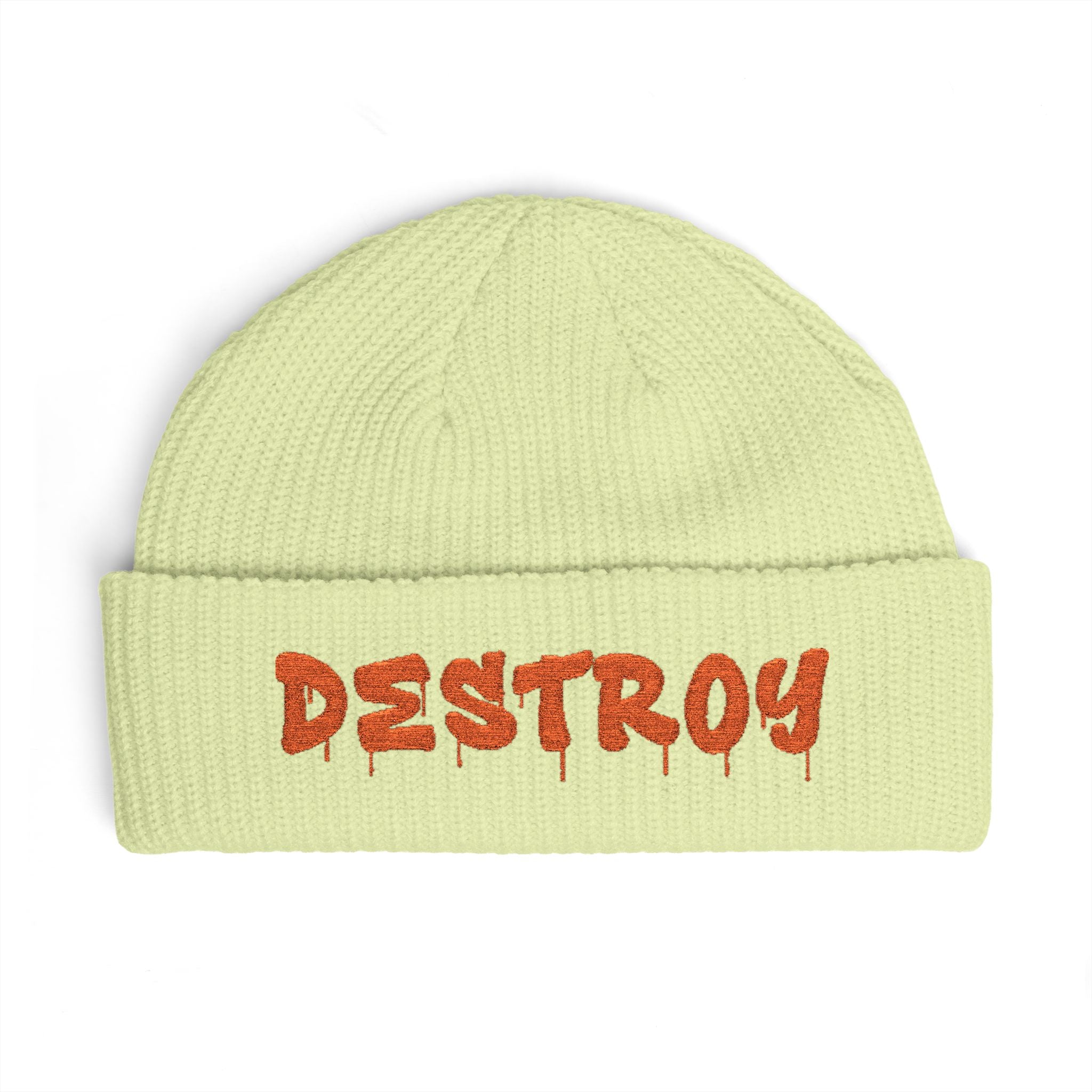 "Destroy" Embroidered (Orange)