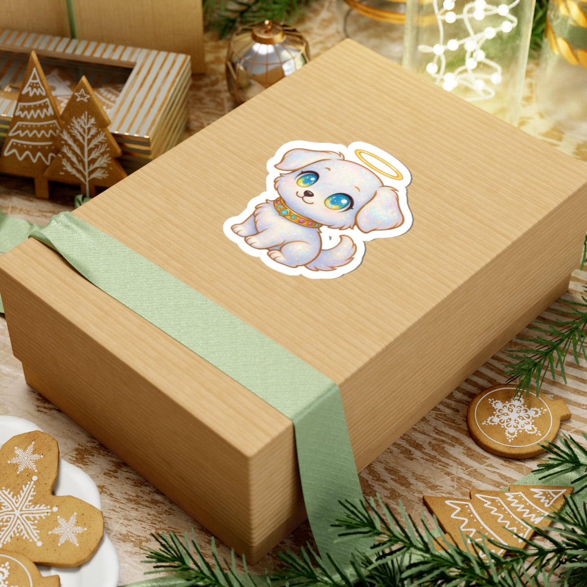 Angel Puppy Sticker 2