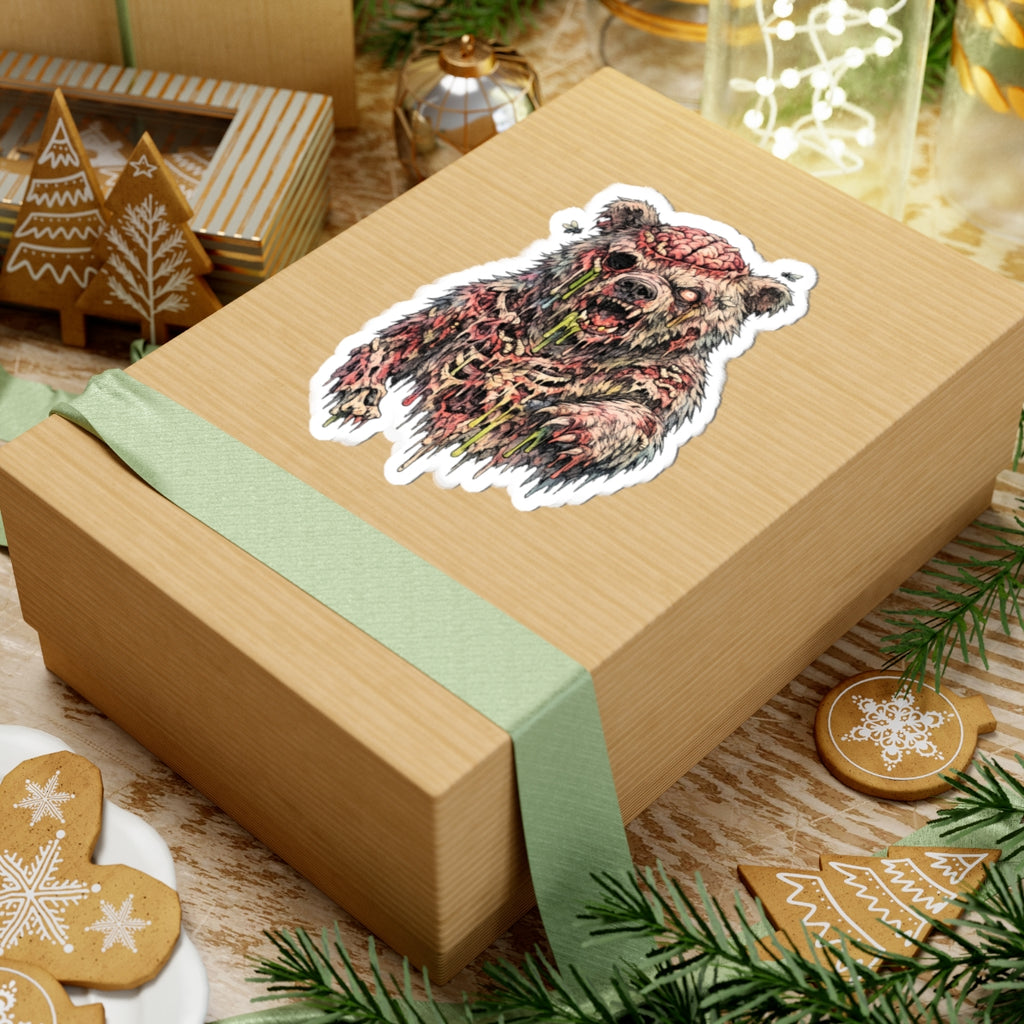 Zombie Bear Sticker 2