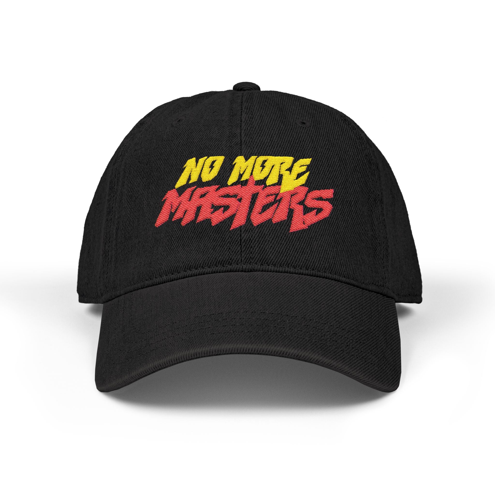 "No More Masters" Embroidered