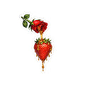 Dripping Rose Sticker