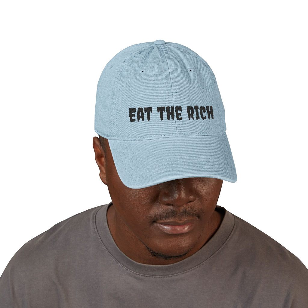 "Eat the Rich" Embroidered