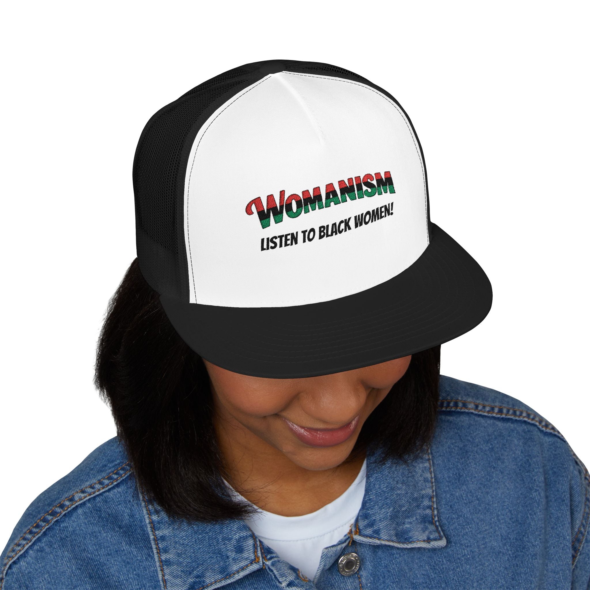 Embroidered "Womanism"